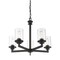 Z-Lite Savannah 5 Light Chandelier, Bronze & Clear 462-5BRZ - alternate 4